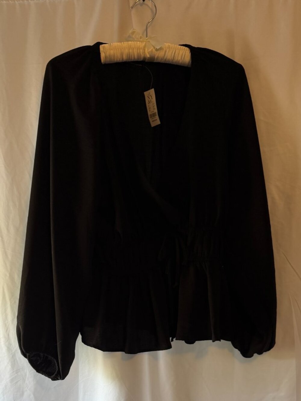 New York & Co Black Women's Top Long Sleeve